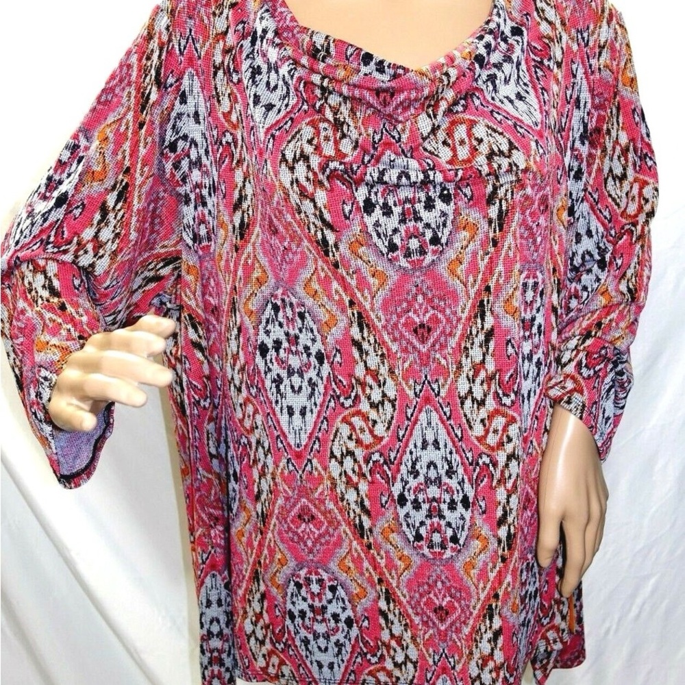 Ruby Rd. Multicolor Patterned Blouse M- Nwot - image 2